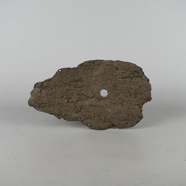 中古盆栽鉢 落款なし 中型 長辺 約 26cm 変形鉢 泥物  中古鉢 t1198408136