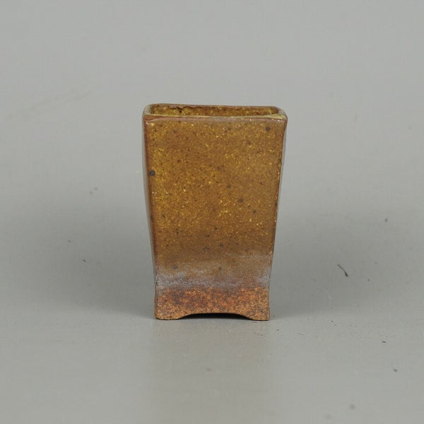 中古盆栽鉢 光峰 小鉢 高さ 約5.7cm 正方鉢 釉薬  中古鉢 d1198421781