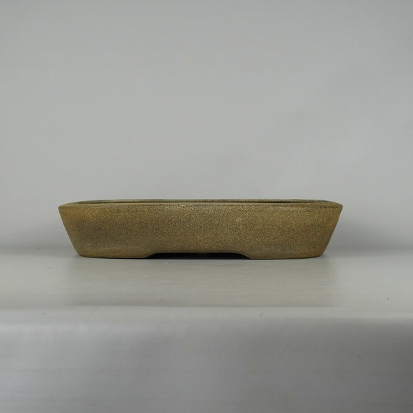 中古 盆栽鉢 常滑 秀峰 中型 長辺 約36cm 長方鉢 撫角 泥物  中古鉢 h1198429704
