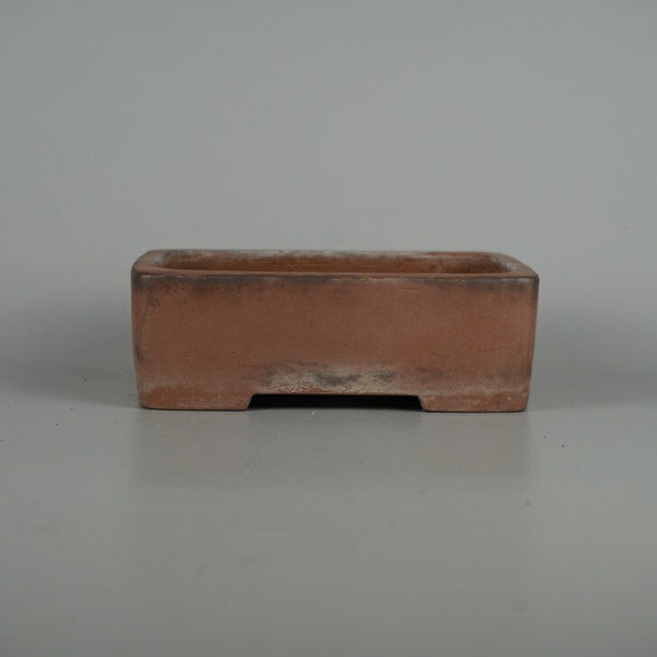 中古盆栽鉢 常滑 正山 小型 長辺 約 16cm 長方鉢 泥物  中古鉢 j1198410394