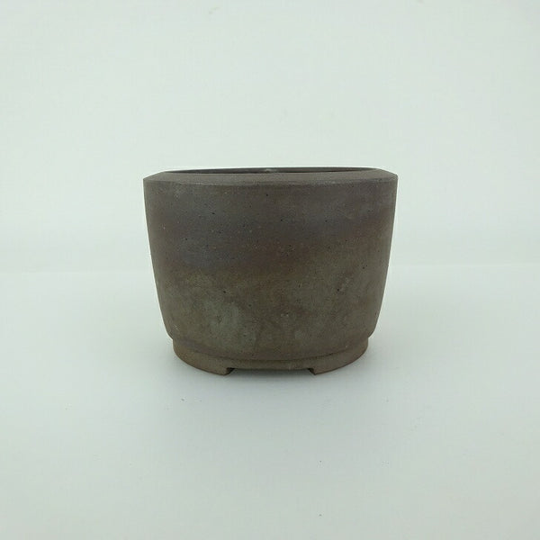 中古 盆栽鉢 常滑 英明 小鉢 長辺 約7.8cm 丸鉢 泥物  中古鉢 d1198418097