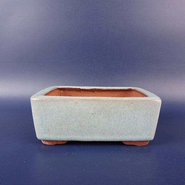 中古盆栽鉢 燿山 小型 長辺 約 11.3m 長方鉢 釉薬  中古鉢 d1198423431