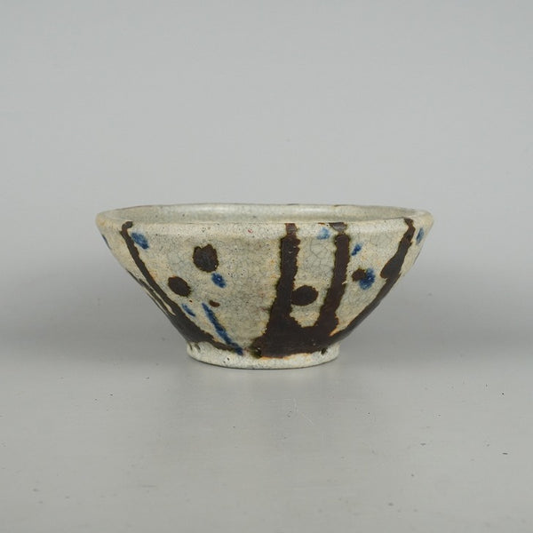 中古盆栽鉢 文山 越前文山 小型 長辺 約19cm 丸鉢 釉薬  中古鉢 h1198426514