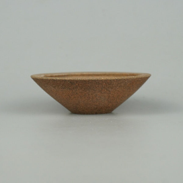 中古盆栽鉢 常滑 光峰 小鉢 長辺 約7.3cm 丸鉢 泥物  中古鉢 r1198407281