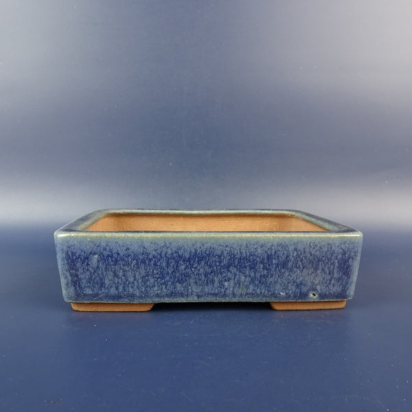 中古盆栽鉢 燿山 小型 長辺 約 13.8m 長方鉢 釉薬  中古鉢 h1198429056