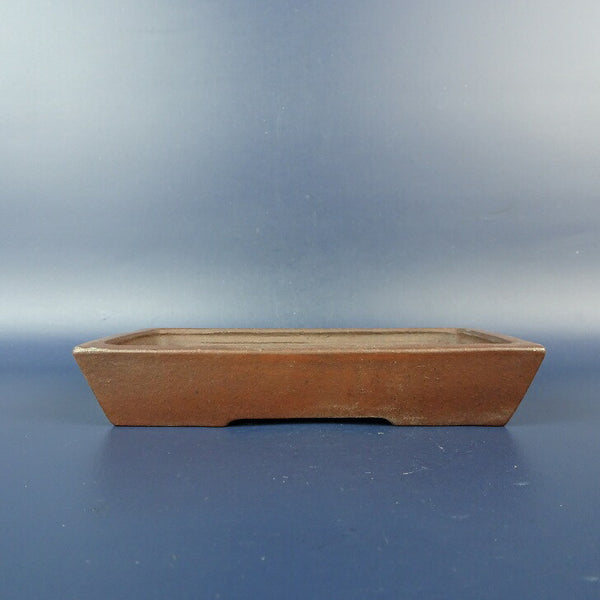 中古盆栽鉢 常滑 山秋 小型 長辺 約 14.2cm 長方鉢 泥鉢  中古鉢 o1198426766