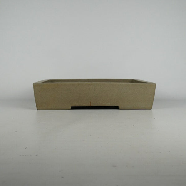 中古 盆栽鉢 常滑 中野 行山 中型 長辺 約 31cm 長方鉢 泥物  中古鉢 f1198414205