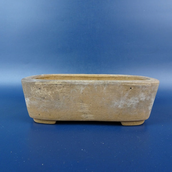 中古盆栽鉢 常滑 正山 小型 長辺 約13cm 長方鉢 泥物  中古鉢 g1198413545