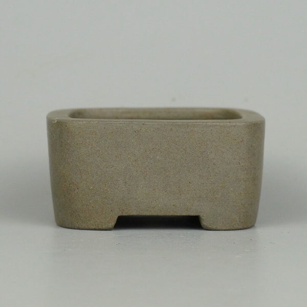 中古 盆栽鉢 常滑 旭清 小鉢 長辺 約 6.5cm 正方鉢 泥物  中古鉢 g1198423752