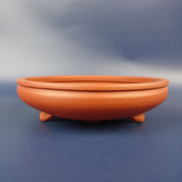 中古盆栽鉢 常滑 一陶園 小型 長辺 約12cm 丸鉢 泥物  中古鉢 h1198426774