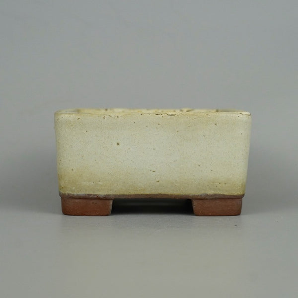 中古 盆栽鉢 常滑 旭清 小鉢 長辺 約 8.5cm 長方鉢 釉薬  中古鉢 j1198416122