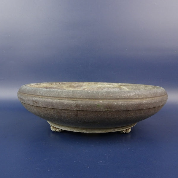 中古盆栽鉢 常滑 陶陽 小型 長辺 約19.2cm 丸鉢 上帯 泥鉢  中古鉢 b1198423009