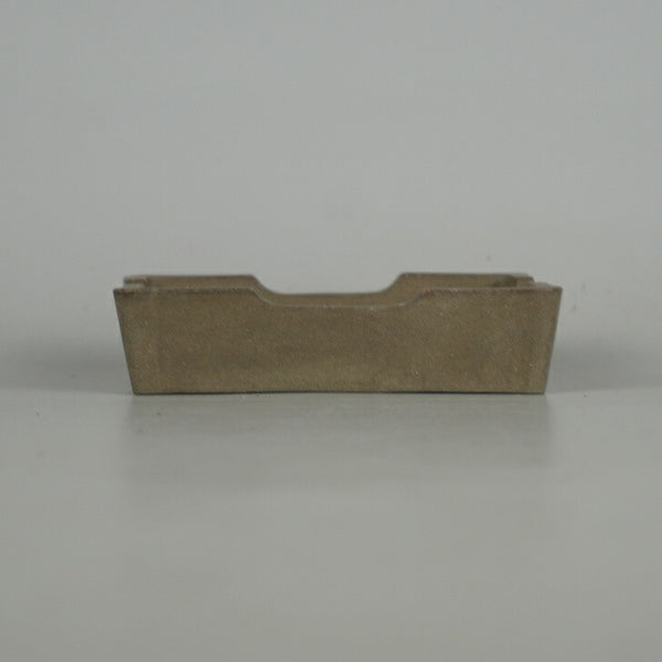 中古 盆栽鉢 峰輝堂 秀月 小鉢 長辺 約 9.5cm 長方鉢 泥物  中古鉢 b1198425800