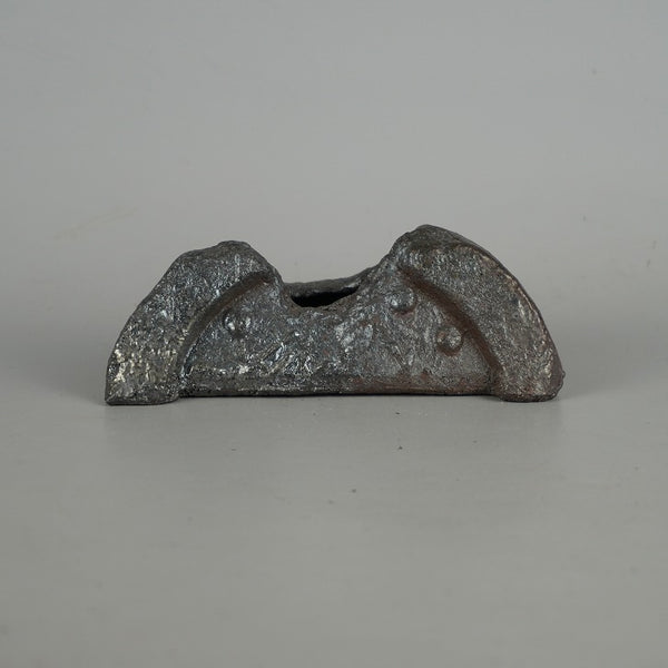 中古盆栽鉢 常滑 小松泉 小型 長辺 約13cm 鉢 半月型 穴無  中古鉢 k1198415201