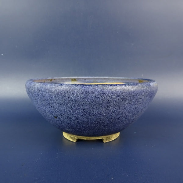 中古盆栽鉢 平安香草 小型 長辺 約10.4cm 丸鉢 釉薬  中古鉢 p1198421111