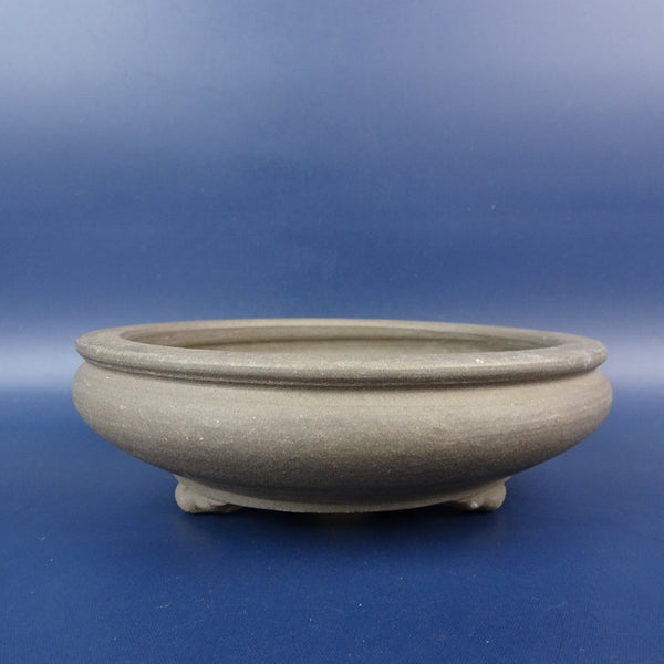 中古盆栽鉢 常滑 陶陽 小型 長辺 約14.7cm 丸鉢 外縁 雲足 袋式 泥鉢  中古鉢 e1198410845