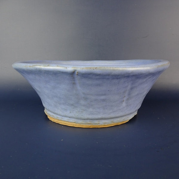 中古盆栽鉢 常滑 竜岳造 中型 長辺 約22.5cm 丸鉢 釉薬  中古鉢 w1198408548