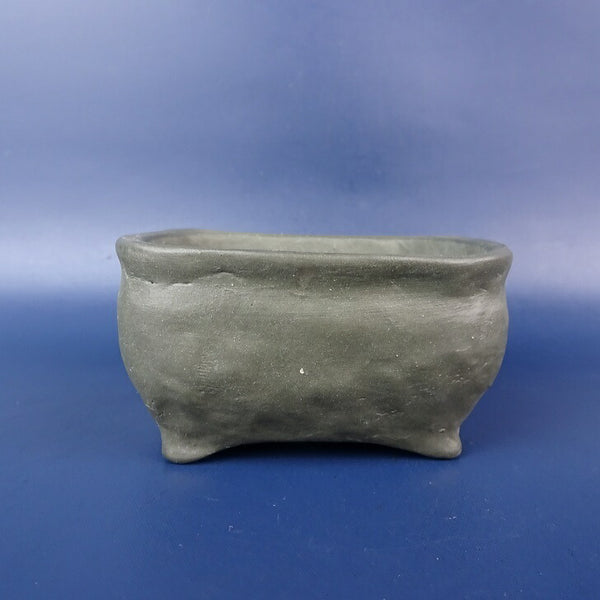 中古盆栽鉢 福専 小鉢 長辺 約 7.8cm 長方鉢 泥鉢  中古鉢 v1198441769