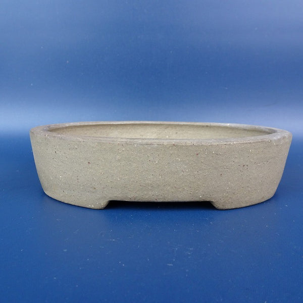 中古盆栽鉢 峯山 小型 長辺 約14.5cm 楕円鉢 泥鉢  中古鉢 q1198415523