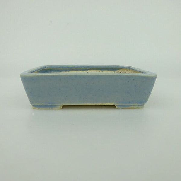 中古盆栽鉢 青香 小鉢 長辺 約9.3cm 長方鉢 釉薬  中古鉢 c1198412807