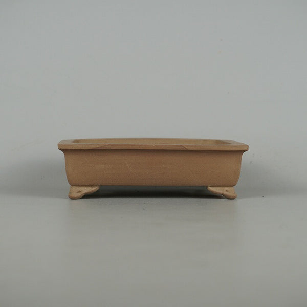 中古盆栽鉢 青香 小型 長辺 約 13.5cm 長方鉢 雲足 泥物  中古鉢 d1198423620