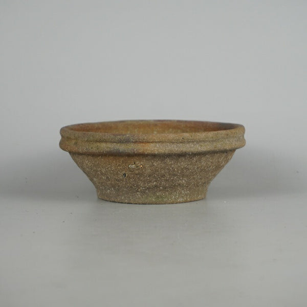 中古盆栽鉢 文山 越前文山 小型 長辺 約 14.3cm 鯖江園芸 丸鉢 泥物  中古鉢 x1198414172