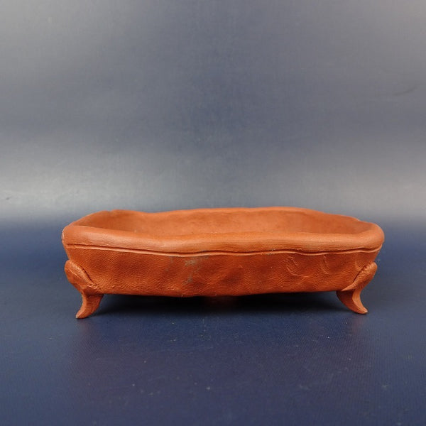 中古盆栽鉢 福専 小鉢 長辺 約 9.7cm 正方鉢  中古鉢 p1198417928