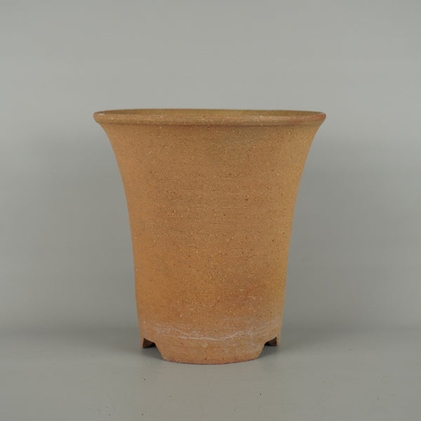 中古 鉢 植木鉢 ラン鉢 中型 高さ 約 21.2cm 丸鉢 泥物 蘭鉢  中古鉢 b1198421072