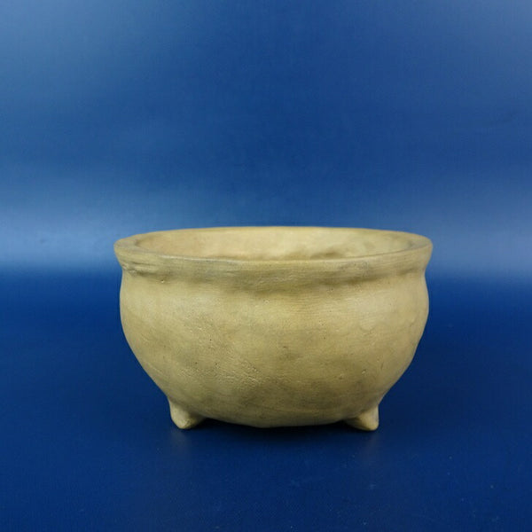 中古盆栽鉢 福専 小鉢 長辺 約 7.4cm 丸鉢 泥鉢  中古鉢 p1198419325