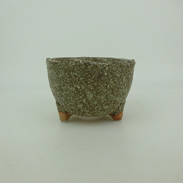 盆栽鉢 信楽焼 小型 長辺 約11cm 丸鉢 信楽 楽風 鉢 釉薬 観賞用  新品 d1199275847