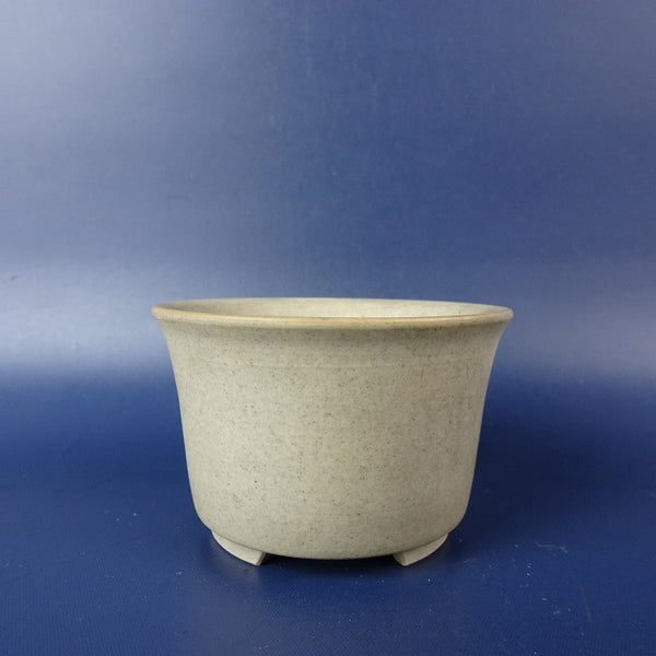 中古 盆栽鉢 青風 小鉢 長辺 約 6.8cm 丸鉢 釉薬  中古鉢 1199269216