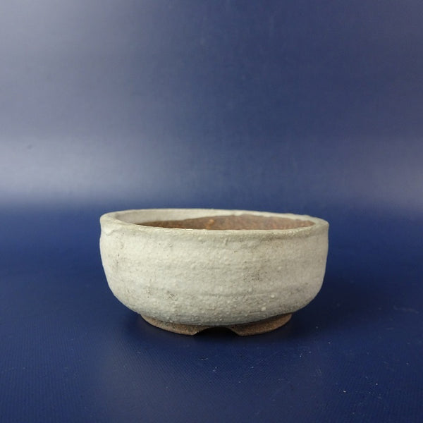 中古 盆栽鉢 青風 小鉢 長辺 約 5.5cm 丸鉢 釉薬  中古鉢 b1199286324