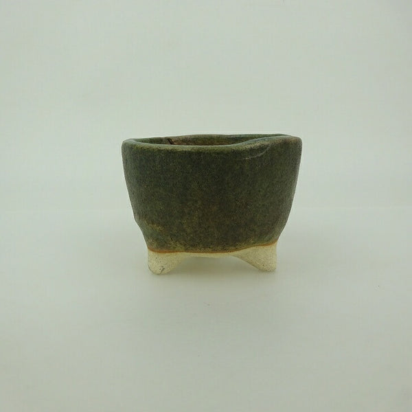 盆栽鉢 ゆうき祥石 小鉢 長辺 約 7.2cm 丸鉢 釉薬  新品 n1200291316