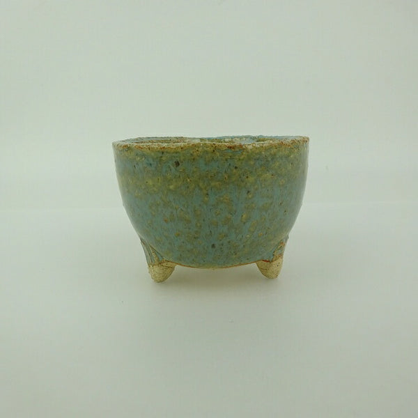 盆栽鉢 信楽焼 小鉢 長辺 約7.5cm 丸鉢 信楽 楽風 鉢 釉薬 鑑賞用 観賞用  新品 u1200308553