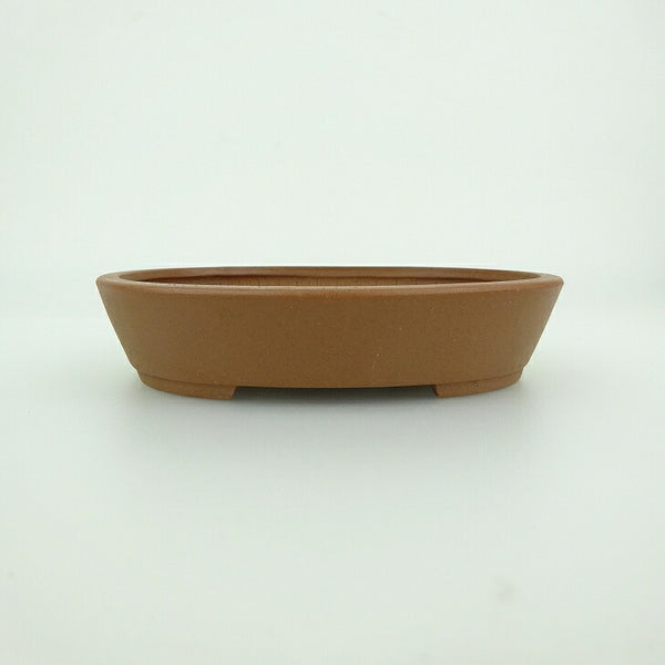 盆栽鉢 青香 小型 長辺 約10cm 楕円鉢 泥物 c1200285289