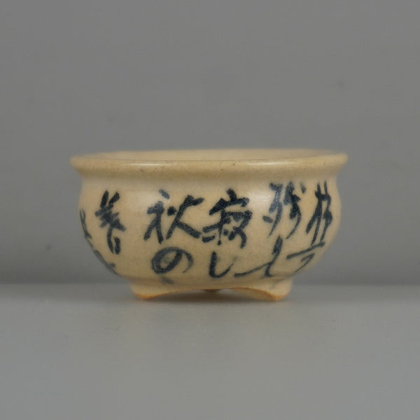 盆栽鉢 是好 矩 小鉢 長辺 約 5cm 丸鉢 柿 鳥 実 詩 鑑賞 観賞用  新品 e1200647632