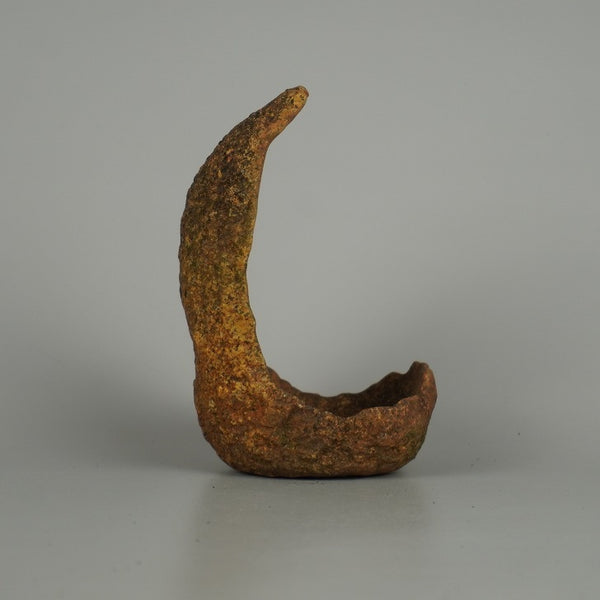 中古 盆栽鉢 鞍馬石 小型 高さ 約 15.2cm くらまいし クラマイシ 穴無  中古鉢 t1201483122