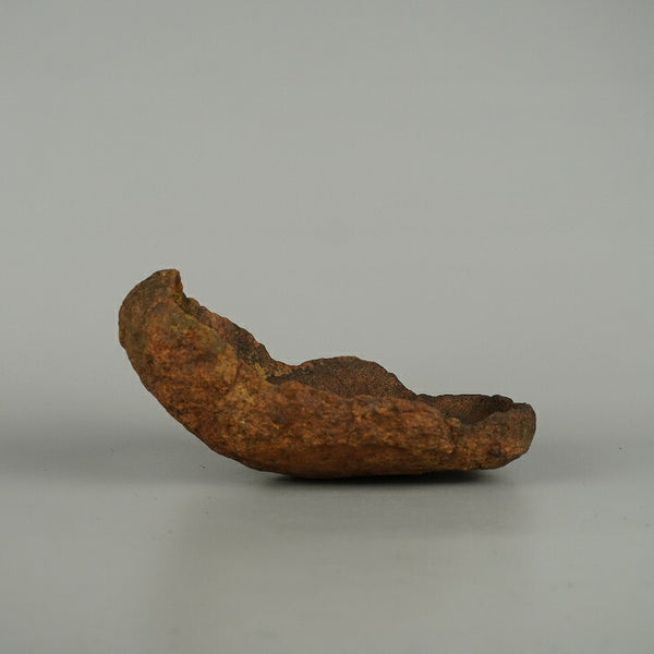 中古 盆栽鉢 鞍馬石 中型 長辺 約 21cm くらまいし クラマイシ 穴無  中古鉢 h1201498782