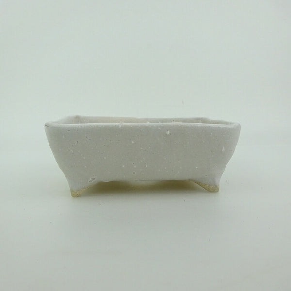 盆栽鉢 ゆうき祥石 小型 長辺 約 11.5cm 長方鉢 釉薬  新品 v1202110189