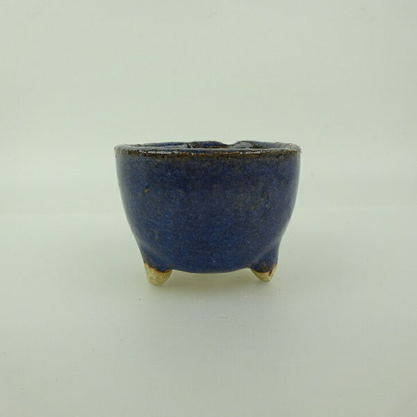 盆栽鉢 信楽焼 小鉢 長辺 約7.5cm 丸鉢 信楽 楽風 鉢 釉薬 観賞用  新品 1202076344