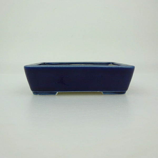 盆栽鉢 青香 小鉢 長辺 約9.3cm 長方鉢 釉薬 l1202690883