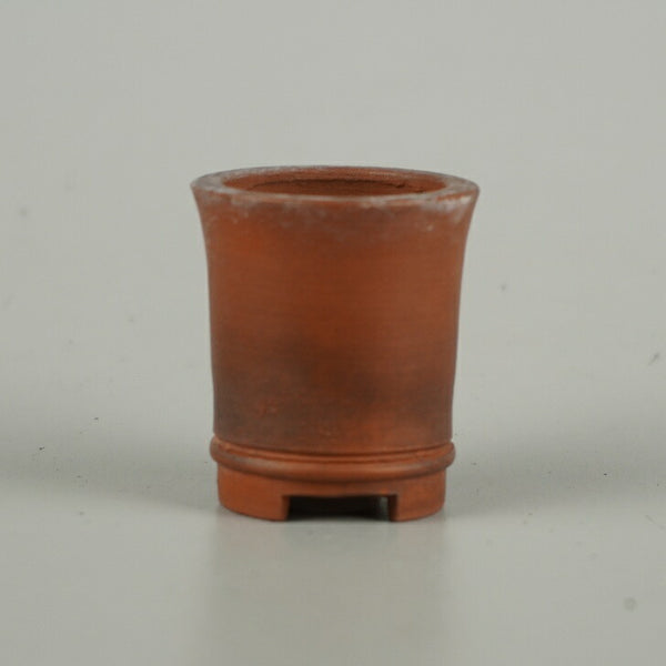 中古 盆栽鉢 泥珠 豆鉢 高さ 約 3.5cm 丸鉢 下帯 泥物 ミニ鉢 鑑賞 観賞用  中古鉢 u1203446536
