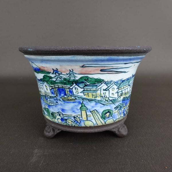 盆栽鉢 陶翠 江戸日本橋 丸鉢 f1198413663