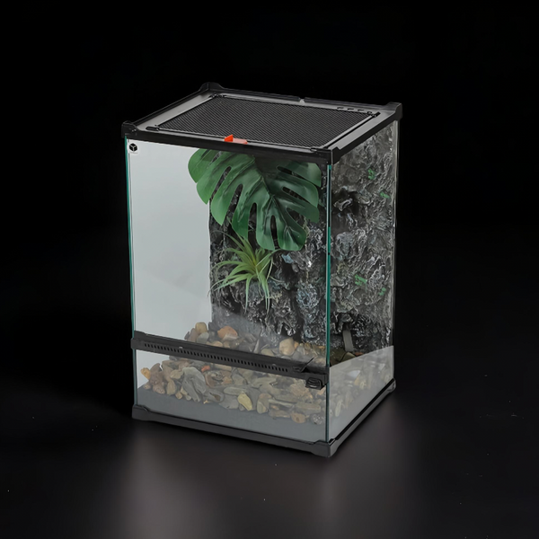 小型 爬蟲飼養缸/造景缸（30*25*42cm 前開門款）