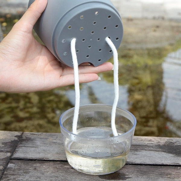 自動吸水花盆 Automatic water-absorbing flowerpot