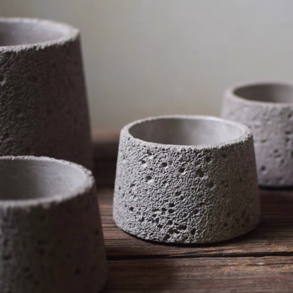 仿岩石水泥花盆Imitation Rock Cement Flower Pot