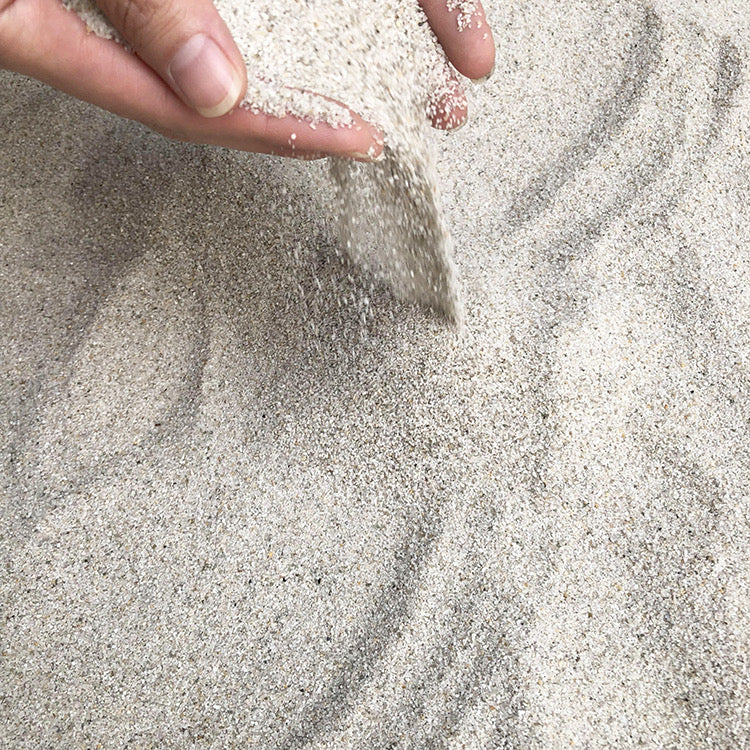natural white sea sand