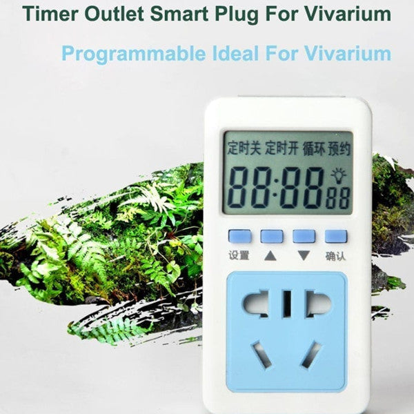 Timer Outlet Smart Plug Programmable Indoor For Vivarium